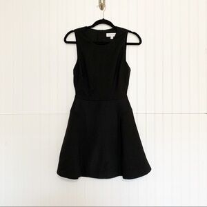 Finders Keepers Fit Flare Open Back Mini Dress